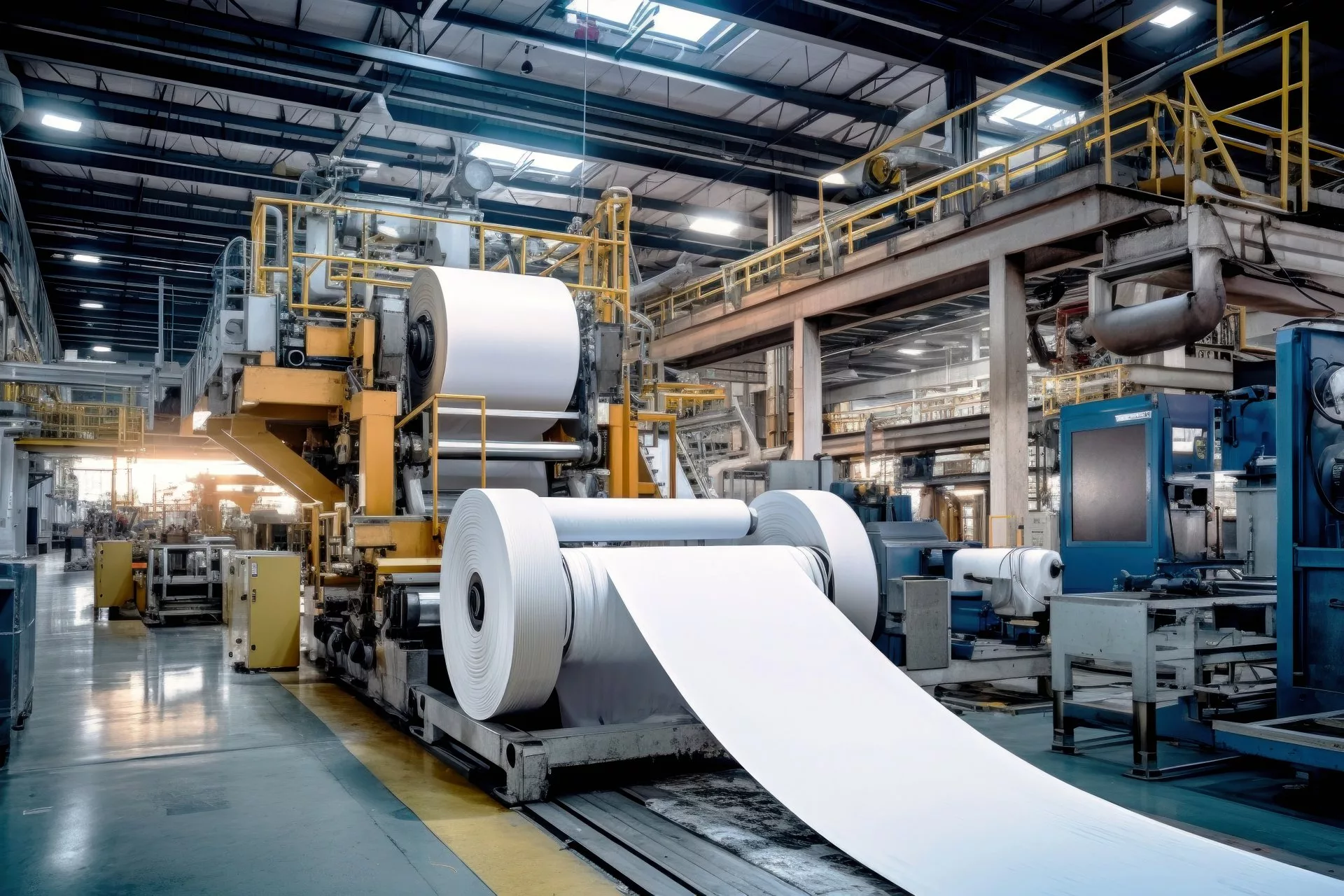 Papierindustrie-Maschinen mit CAD NX digital optimiert.