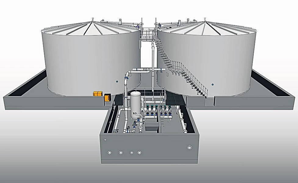 Trinkwasserbehälteranlage