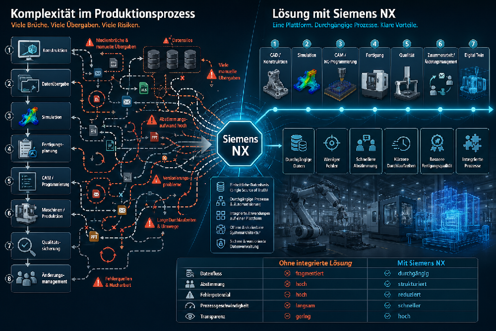 Komplexe Prozesse mit Siemens NX optimal steuern